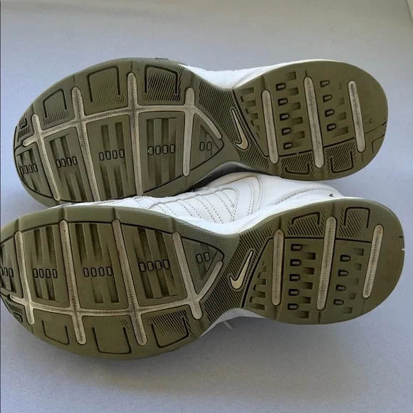 Nike Wmn T-Lite VIII Lea (W) White Grey Silver 396879 111 Size size 8.5 - Picture 11 of 11